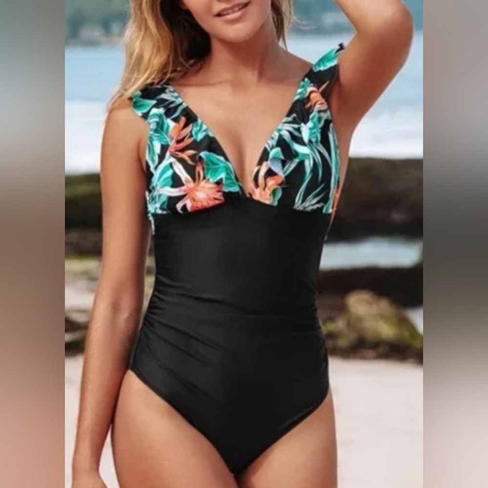 🩵CUPSHE Women's One-Piece Bathing Suit